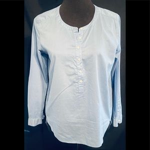 LOFT soft blue blouse.